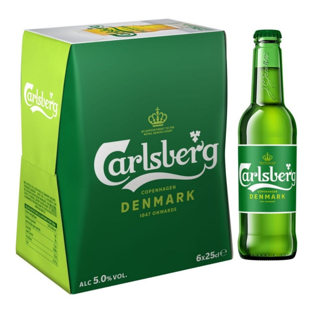 [631770] Pack 6x Bière Carlsberg - 25cl