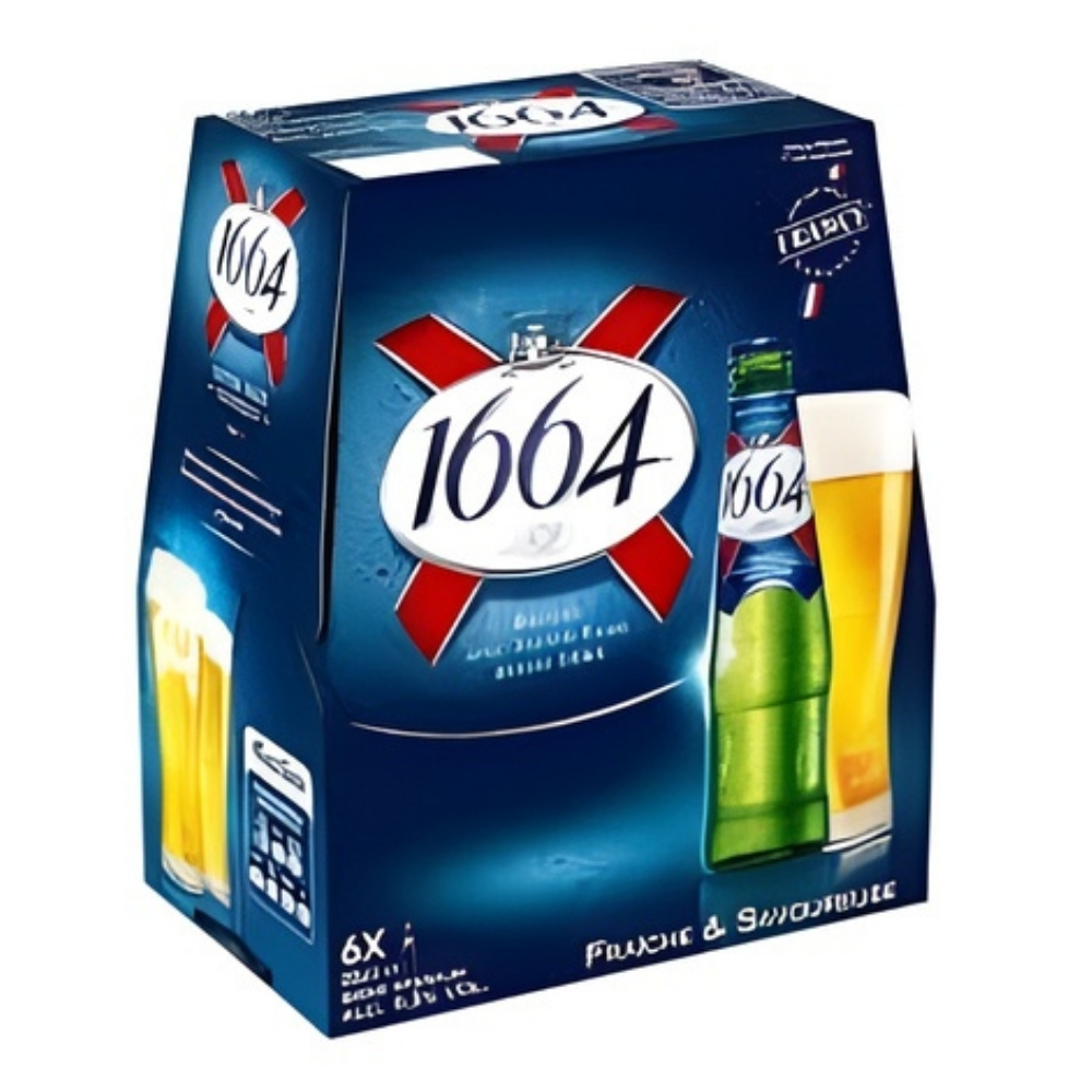 [730305] Pack 6x Bière Kronenbourg 1664 - 25cl