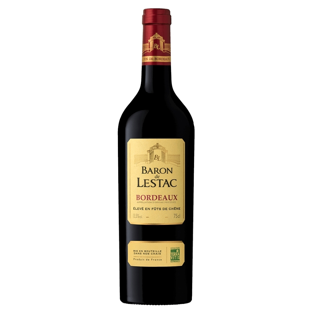 [690658] Vin Rouge Bordeaux AOC Baron de Lestac - 75cl